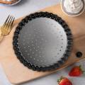4 Pack 5 Inch Round Perforated Pizza Baking Tray with Holes for Cakes. 