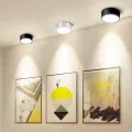 Led Surface Downlight 25w Round Ceiling Lamp Cold Natural Warm White Indoor Down Light 220V-265V. 