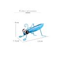 Handmade Metal Grasshopper Garden Decor  Outdoor Wall Art Garden Statues Suitable for Patio,Lawn,Tree,Backyard,Yard Decor,Wooden Fence Decorations. 
