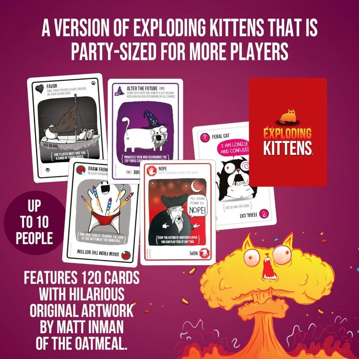 Exploding%20Kittens%20Party%20Pack%20Edition%20-%20A%20Strategic%20Card%20Game%20Deck%20for%20Up%20to%2010%20Players%20by%20ZinZen%20-%20Image%203
