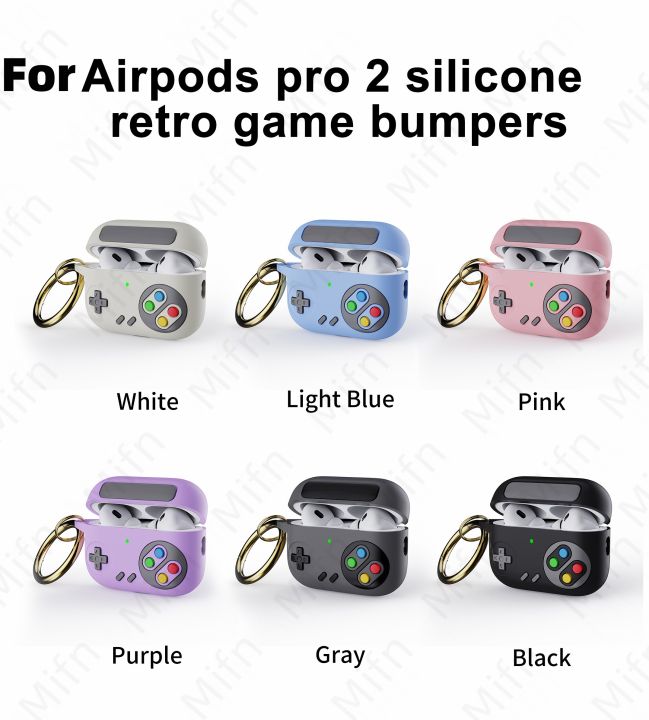 New Luxury Case For Air Pods Pro 2 3d Retro Game Console Airpod Pro Protective Case With Keychain For 3 Silicone Case