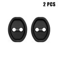 2/4Pcs Car Door Lock Latch Cover Waterproof Car Styling Accessories Universal Silicone Door Lock Buckle Crash Protection Cover. 