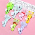 1PC Cartoon Hand-Pressed Fan Children Kids Toy Cute Portable Mini Fans Battery-free Dormitory Student Handheld Small Manual Fan. 