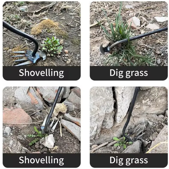 【Fast-selling】 NCANRUI Garden Weeder Rake Tools Manual Grass Rooting ...
