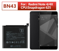 Xiaomi Redmi Note 4X BN43 Battery For Xiaomi Redmi Note 4X 3G+ Standard Edition Redrice Hongmi Phone Batteries 4000mAh. 