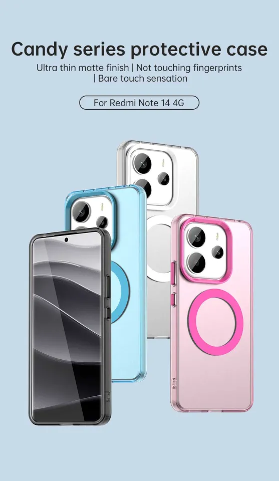 Kepuch Silklike Funda para Redmi 13 4G, Note 13R 5G, Poco M6 - Case Carcasa con Placa de Metal Kepuch Silklike Funda para Redmi 13 4G, Note 13R 5G, Poco M6 - Case Carcasa con Placa de Metal