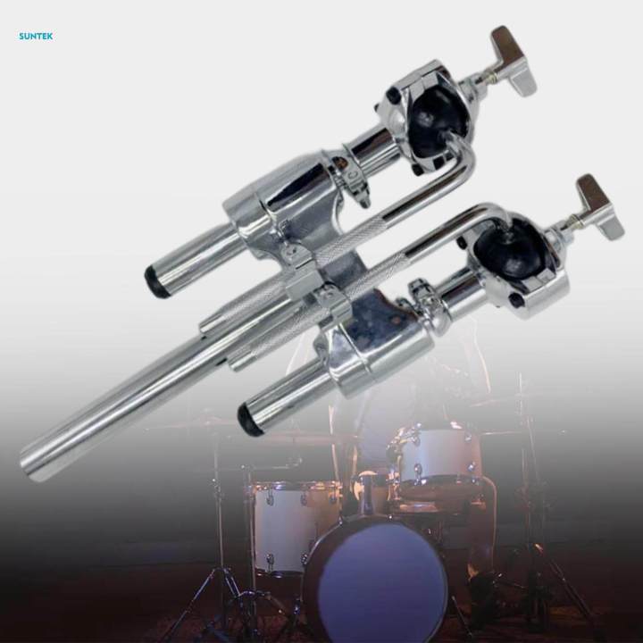Drum Holder Bracket Support, Metal Tom Drum Mount Clamp Holder Rack for Drummer, Tom Drum Percussion Instrument Accessory