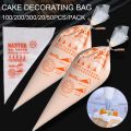 Cake Icing Bags 25 Pcs Small Size - Transparent. 