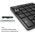 Wireless Numeric Keyboard for Laptops Black. 