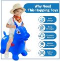 Soft Rubber Inflatable Jumping and Riding Bouncing Horse/Goat/Deer (Hopper Animal Toy) |LMH15K |INFINITY NEEDS. 