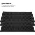 3 Pack Black Bar Mat Spill Mat Glass Drying Mat Cocktail Mixing Service Mat for Counter Top(12inch(L) x 6inch(W)). 