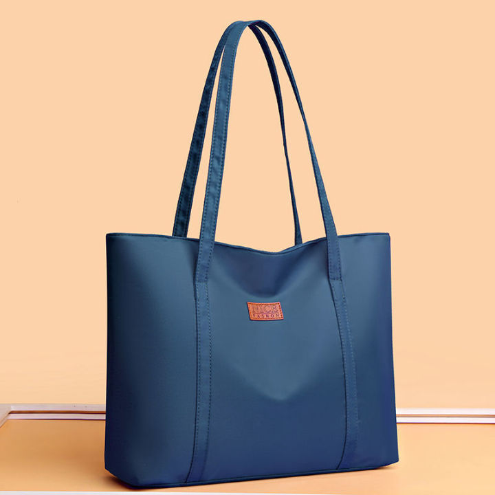Bag%20Women's2023New%20Waterproof%20Handbag%20Large%20Capacity%20Korean%20Style%20Shoulder%20Bag%20Fashion%20All-Match%20Commuter%20Tote%20Bag%20-%20Image%202
