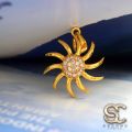 gold plated Stylish Rich Look Good Quality Gold Plated Star Sun Theme For Women. 