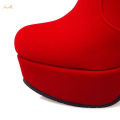 Women's Boots High s Christmas Faux Chunky Boots , +White, 38 38. 