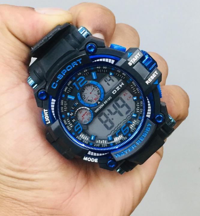 Digital C SPORT Luxury Water Resistant Watch