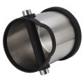 Stainless Steel Coffee Knock Box Coffee Grounds Bucket Container for Coffee Shops Bars Family Kitchens X. 