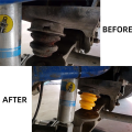 Car Rear Suspension Frame Axle Rubber Leaf Spring Bumper Bump Stop 15712438 for 1999-2006 1500 HD 523-049. 