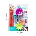 【New Arrivals】【New Arrivals】Baby Bath Toys Colorful Suction Cup Gear Wheel Type Dabbling Toy Infants Bathtub Toys Small Waterwheel. 