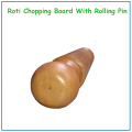 Wooden Roti Board with Rolling Pin # Eco Friendly Roti Maker Brand New. 