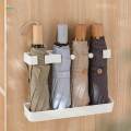 Wall Mounted Umbrella Rack Stand Umbrella Storage Holder for Indoor Entryway. 