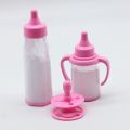 3pcs/set Magic mike bottle baby doll feeding bottle feeder nipple for doll toy milk bottle es020. 