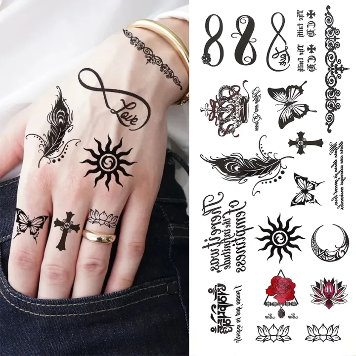 Waterproof%20Temporary%20Tattoos%20Card%20Ladies%20And%20Gents%20Tattoo%20Stickers%20For%20Girls%20And%20Boys%20-%20Image%202