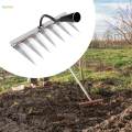 Weeding Rake Garden Weeding Tool for Farming Vegetable Plowing Tilling Soil. 