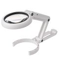 5X 11X 8 LED Magnifier / Magnifying Glass / Dual Use-Stand or Handheld Foldable Magnifier /Table Lamp Super Bright Magnifier. 