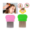 Stainless Steel Long Teeth Hair Lice Comb - Density Teeth for Flea and Nit Removal - Dust-Free Hair Brush Comb. 