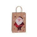 Christmas Party Bags Party Favor Bags Candy Packaging Bags Kraft Paper Gift Bags Christmas Cookie Bags. 
