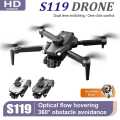 S119 Drone HD 8k Camera Aerial Photography Professional Quadcopter Foldable Mini RC Obstacle Avoidance Helicopter. 