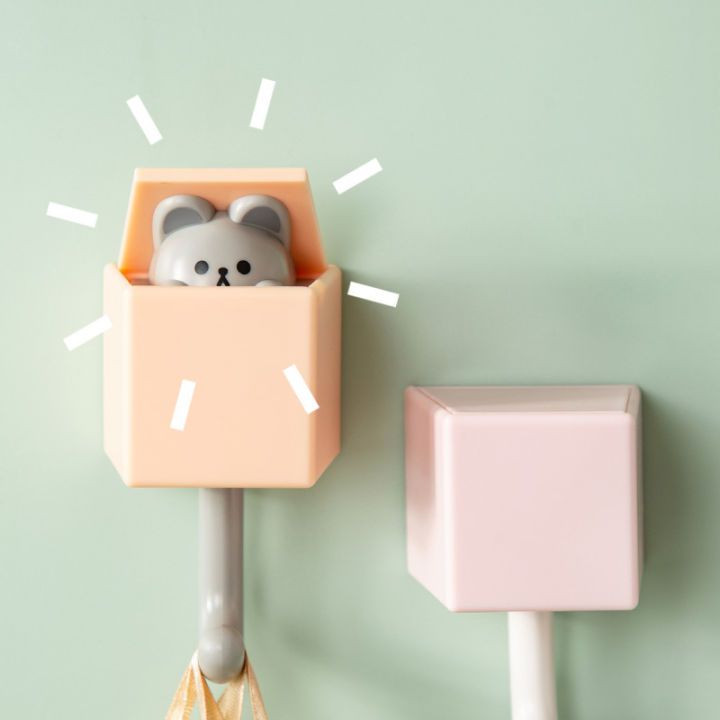 Carton%20Hook%20Seamless%20Dormitory%20Bedroom%20Door%20Hangers%20Creative%20Cute%20Pet%20Hooks%20Key%20Umbrella%20Towel%20Coat%20Rack%20Wall%20Decoration%20Hooks%20-%20Image%202