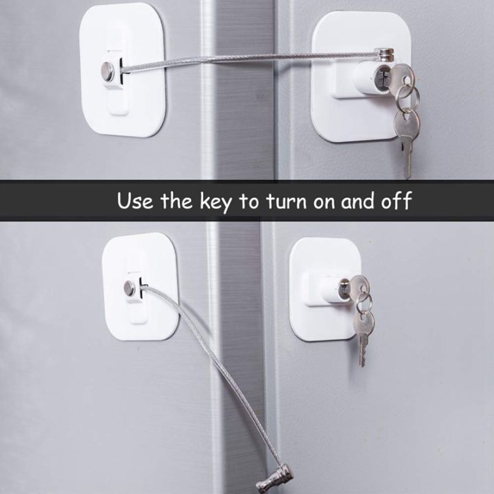 Fridge%20Lock,Refrigerator%20Locks,Freezer%20Lock%20with%20Key%20for%20Child%20Safety,Locks%20to%20Lock%20Fridge%20and%20Cabinets-1Pack%20-%20Image%204