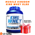 Muscle Kingdom King Whey 5lbs (2.26kg) Muscle Gainer, High Protein, Halal Whey Protein Supplement. 