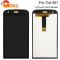 5.2" For Caterpillar CAT Display Touch Digitizer With Frame For Cat S61 Front Frame + Tools. 