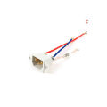 AC 250V Electric Rice Cooker Parts Power Socket Power Base With 15A Fuse Three Wire Power Socket C14 Plug. 