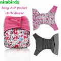 【LuckyBabyFans Store】Baby Cloth Bamboo Insert Nappy,3-36 Months Baby Use,Wholesale AIO Diapers Microfleece Reusable Diaper. 