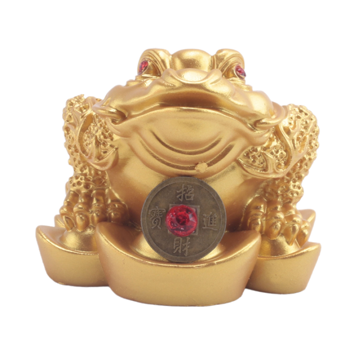 Chinese Feng Shui Money Wealth Frog Toad Coin Home Decoration Home ...