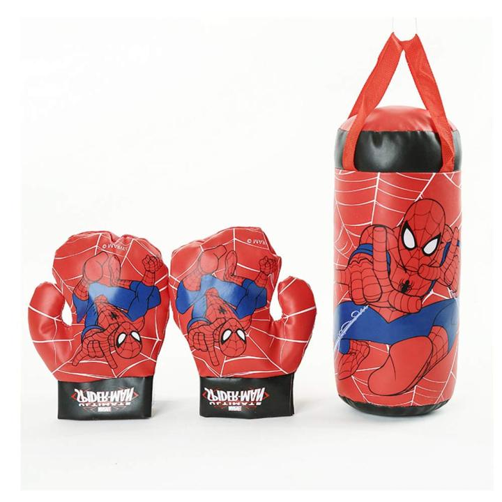 Kids%20Spiderman%20Punching%20Bag%20With%20Gloves%20-%20Image%204