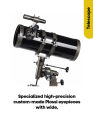 High-Quality Telescope F750150 (Newtonian Reflector). 