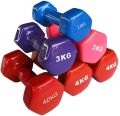 Fixed Dumbbells - 1kg, 2kg, 3kg, 4kg, 5kg (1Pcs). 