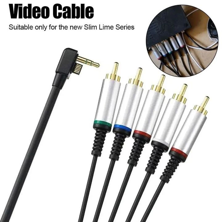 Audio%20Video%20Cable%20to%20RCA%20Extension%20Component%20Data%20Cord%20for%20PlayStation%20Portable%20PSP%202000%203000%20Slim%20To%20TV%20Monitor%20-%20Image%204