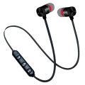 Headphones with microphone plugs, wireless in-ear sound, sports waterproof ear, bluetooth headphones, stereo magnetic wireless headphones. 