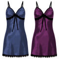 Porno Sleep Dress Women Lace Silk Satin Nightdress Sleeveless Nighties V-neck Nightgown Plus Size 3XL Sleepwear Nightwear. 
