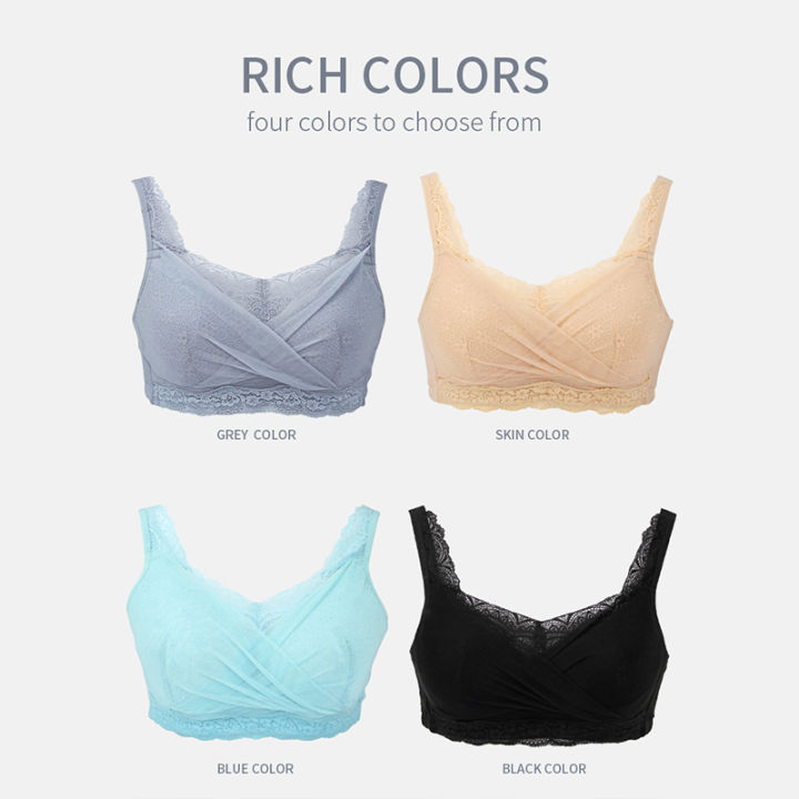 LERVANLA%206049%20Silicone%20Breast%20Bra%20Cancer%20Surgery%20Special%20Breast%20Bra%20Underwear%20Without%20Rims%20Breast%20Lace%20Tube%20Top%20-%20Image%206