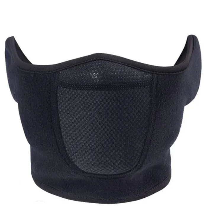 Outdoor Snowboard Fluffy Fleece Cold Weather Neck Warmer Windproof Warm Fleece Thermal Scarf Cellular Network Cotton Skiing Face Cycling