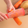 Multifunctional Peeling Storage Tube Fruit Vegetable Peeler Supplies Household Kitchen Tools. 
