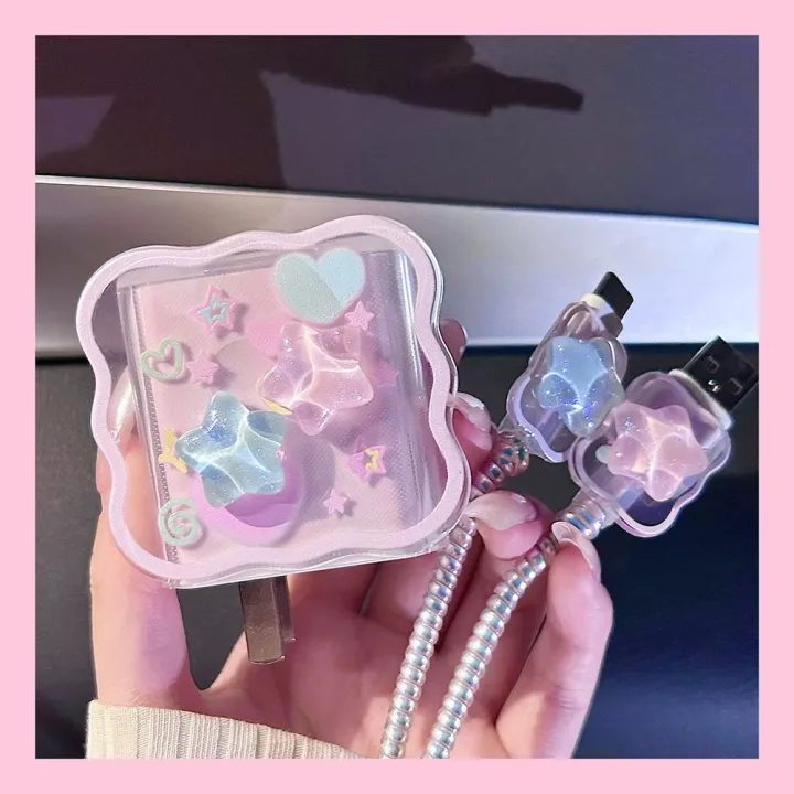 Flower%20Case%20For%20Apple%2018w/20w%20Charger%20Protective%20Case%20Is%20Applicable%20For%20IPhone%2015%2014%2013%2012%2011%20Data%20Cable%20Protector%20Shell%20Sleeve%20-%20Image%202