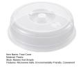 Certiou Food Cover Microwave Safe Steam Vented Microwave Food Cover Heat Resistant Bowl Cover for Kitchen Baking Easy to Clean Environmentally Friendly Odorless Splatter Guard Oil Splatter for Microwave. 