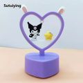 Sutuiying Kawaii Sanrio Night Light Cinnamoroll My Melody Cute Cartoon Kuromi Original KT Cat Children Glow Table Lamp Creative Toys for Girl gift. 